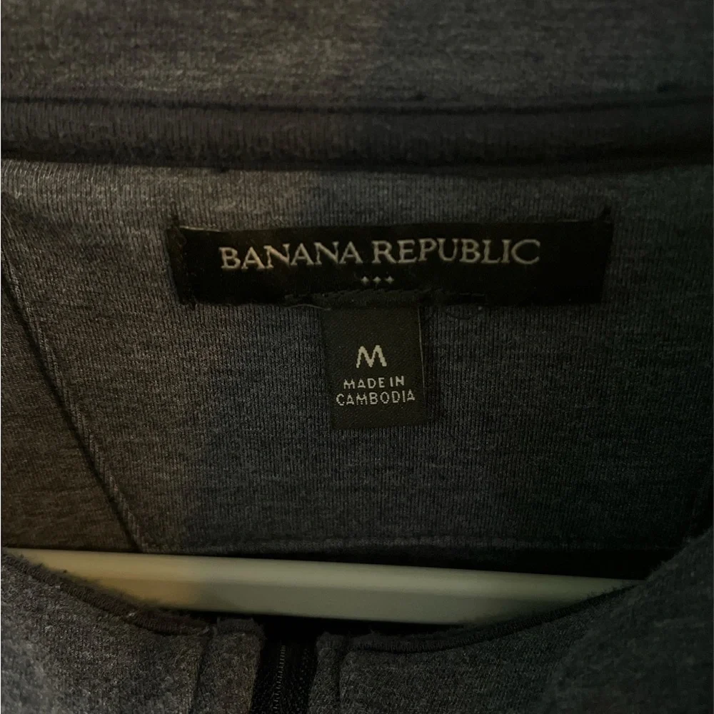 Banana Republic Dark Blue Zippered Jacket ~ Medium
